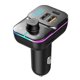 thumbnail image 1 of Bluetooth FM Transmitter MP3 Music Player Radio Adapter USB Type C Car Charger for Smartphones Audio Players, 1 of 3