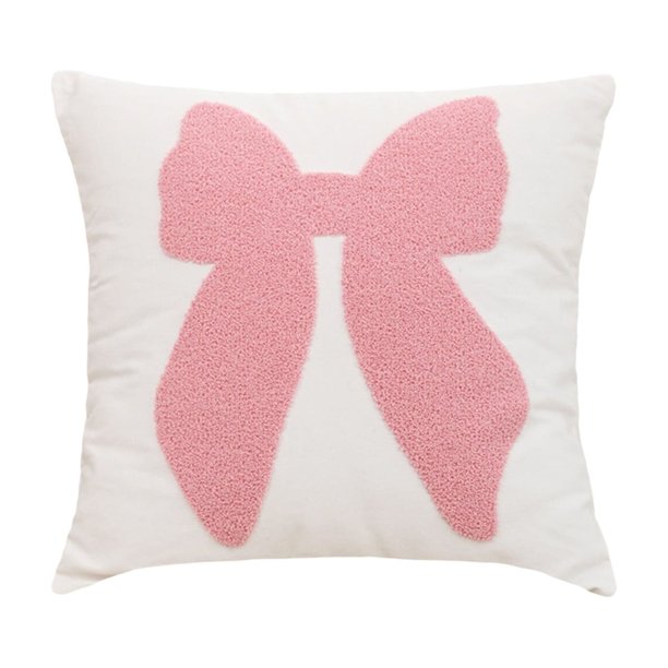 Sofa Vama Ropa de Cama Funda de almohada con nudo de mariposas para sofá, cojín para sala de estar, decoración del hogar for Navideño