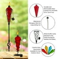 thumbnail image 5 of Westcharm Replacement Garden Torch Glas Canister with Fiberglass Wick and Metal Snuffer Only - Red, 5 of 6