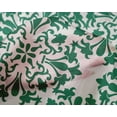 thumbnail image 5 of oneOone Silk Tabby Green Fabric Asian Mosaic Quilting Supplies Print Sewing Fabric By The Yard 42 Inch Wide, 5 of 5
