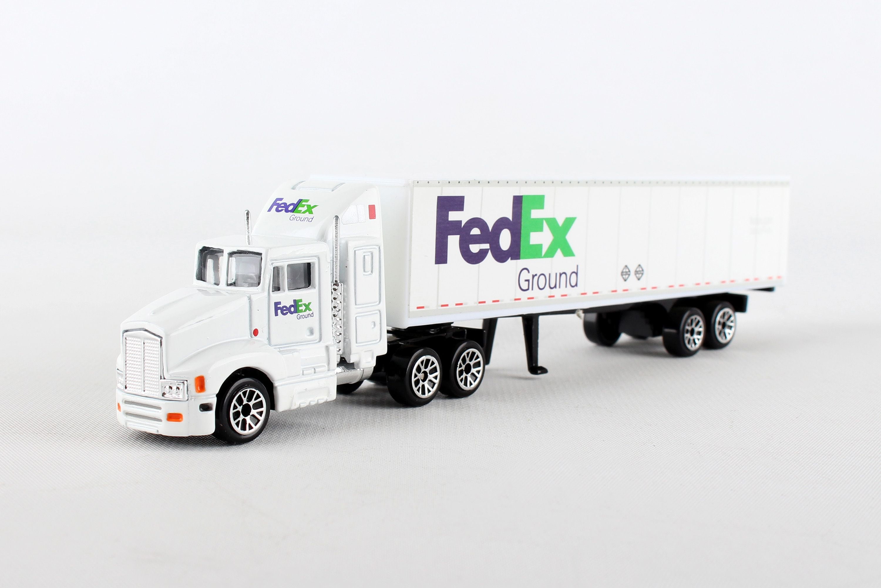 FedEx Ground Modellauto Truck mit Trailer LKW 1:87 NEU Sattelzug ca 18cm lang 