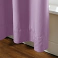 thumbnail image 5 of TWOPAGES Pinch Pleat Velvet Curtain Room Darkening Drape for Living Room, 1 Panel, 52"x108", Violet, 5 of 6