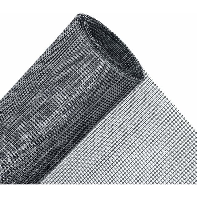 Mosquitera Rollo 120 X 250 Cm, Tela Mosquitera Al Metro Para Ventanas, Fibra De Vidrio Regulable Y Duradera, Antiarañazos, Gris