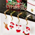 thumbnail image 5 of Preplabs Silver Christmas Stocking Holders, Festive Mantle Hangers for Holiday Decor, Secure Display for Fireplace and Home, 5 of 5
