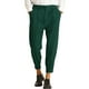 thumbnail image 1 of Pantalones formales para hombres INSPIRE CHIC con pliegues, cierre en la parte inferior, ajustados y recortados, 30 Verde oscuro, 1 of 5