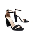thumbnail image 3 of Sandalia de Tacón Grueso Alto para Mujer DREAM PAIRS Negra Talla 8, 3 of 8