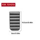 thumbnail image 2 of Almohadilla De Ranura Para Caja De Reposabrazos, Pegatina De Fibra De Carbono Real De Clase Alta, Pegatina De Ranura Para Reposabrazos Brillante, Cubierta Embellecedora Compatible Con Toyota Tundra Eigraketly VI004976-00, 2 of 7