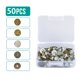 thumbnail image 4 of Caja con 5 hebillas metálicas de 17 mm, juego de 50 piezas [9,5 x 7 x 3 cm], 4 of 6