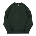 thumbnail image 2 of zbxnLI Men's Cotton Sweatshirts Plain Long Sleeve Casual Pullover Sweatshirt Crewneck Tops Spring Fall, 2 of 6