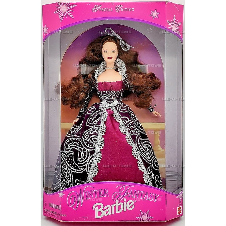 Winter Fantasy Barbie Doll Brunette Special Edition 1996 Mattel