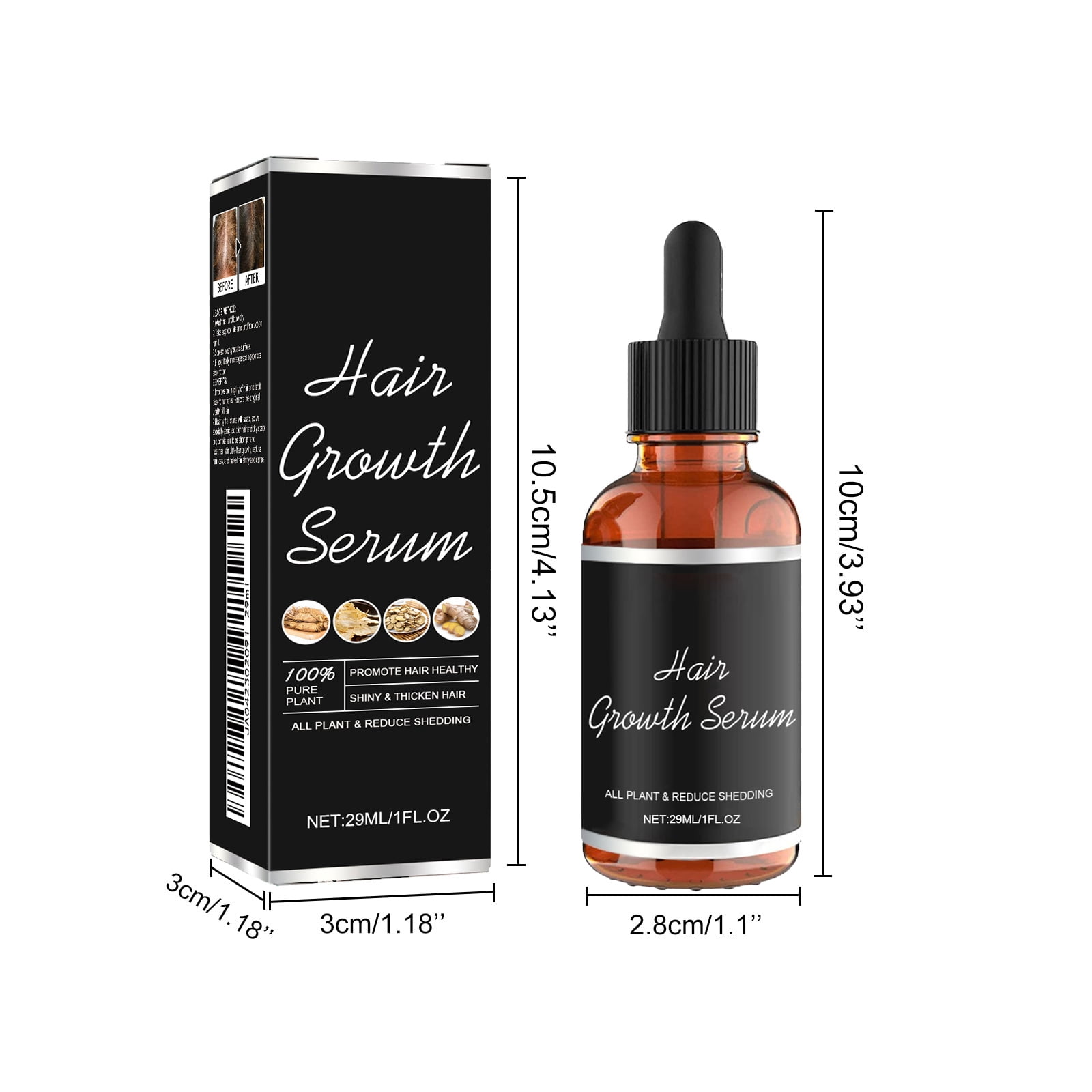 Alvantor Hair Growth and Scalp Nourishment Serum for Damaged Hair, 1 fl oz