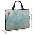 thumbnail image 2 of RUIYC Dandelion Wind Magical Realism Laptop Soft Carrying Travel Case Diving Fabric Case 15inch, 2 of 5