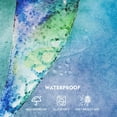 thumbnail image 5 of Blue Shower Curtain Teal Sea Turtle Shower Curtains for Bathroom, Waterproof Quick-Dry Polyester Fabric Shower Curtain Set with Hooks, Beach Nautical Shower Curtain Ocean Bathroom Decor, 72''x 72'', 5 of 6
