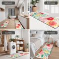 thumbnail image 5 of Pioneer Flower Floral Print Pattern Kitchen Rugs Sets Of 3,Kitchen Runner Rugs Non Skid Washable,Decorative Kitchen Floor Mats for Kitchen,Sink,Laundry,17"x30"+ 17"x47" + 17"x59", 5 of 6