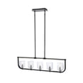 thumbnail image 6 of Artcraft Lighting Cheshire Collection 5Light Island Light, Black & Nickel, 6 of 6
