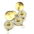 thumbnail image 4 of Jinsinto Brass Pocket Compass, Copper Pocket Compass, Outdoor Brass Compass, Waterproof Pocket Compass, 4 of 5