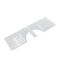 thumbnail image 1 of Alignment Ruler, Transparent Multi-size Garment Ruler 0.1 Inch Thick  for Sewing Supplies, 1 of 7