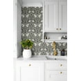 thumbnail image 2 of NextWall Charcoal & Pearl Grey Pimpernel Floral Peel and Stick Wallpaper, 2 of 6