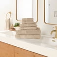 thumbnail image 2 of Noble Linens 6 Piece Essential Cotton Bath Towel Set, 2 of 14