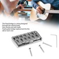 thumbnail image 3 of Fixed Guitar Bridge, Brass Strong Performance Easy To Operate Electric Guitar Fixed Bridge  For Luthiers, 3 of 8