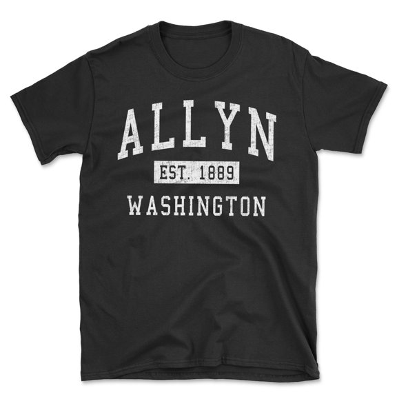 Allyn Washington Classic Established Men's Cotton T-Shirt