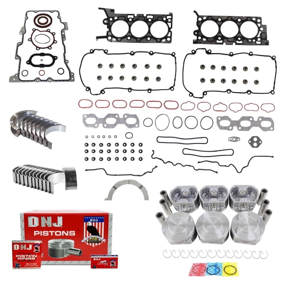 DNJ EK4110 Engine Rebuild Kit Fits Cars & Trucks 00-02 Ford LS 3.0L 24V V6 DOHC