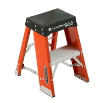 Louisville Ladder 2' Fiberglass Step Stand, 8' Reach, 300 lbs Load Capacity, FY8002
