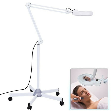 5x Diopter Magnifying Floor Stand Lamp Light Magnifier Led Tattoo