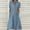 *Blue, variant on ClodeEU Women's Denim Shirt Dress,Short Sleeve Button Down Midi Dress with Pockets Blue,Women's Plus L