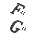 thumbnail image 1 of Licencia de puerta DIY de hierro creativo Colco Etiqueta de la letra de la placa de la puerta negro 5 x 0,5 cm, 1 of 8