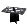 thumbnail image 1 of FELTECHELECTR 1 soporte para brochas de maquillaje con 26 agujeros, expositor para decoración de uñas, estante de secado (negro), 1 of 6