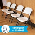 thumbnail image 4 of Lifetime Classic Folding Chair - 32 Pack (Commercial), 4 of 15