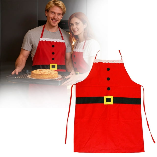 TIELUTT Apron for Festive Cooking Baking and Holiday Kitchen Activities Full Coverage Adjustable Aprons Teens Aprons for Servers Bartender Aprons with Pockets plus Size Aprons for Women 5 Aprons