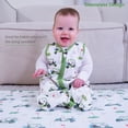 thumbnail image 3 of LollyBanks 0.5 TOG Cotton Toddler Sleep Sack, 2-Way Zipper, Wearable Blanket, New Golf Print, 3 of 8