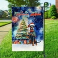 thumbnail image 3 of Merry Christmas and Happy New Year Santa Doberman Pinscher Holiday Xmas Winter 2025 Garden Flag 12x18in Double Sided Doberman Dog Lover Gifts Outdoor Decor - 00024, 3 of 5