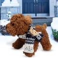 thumbnail image 3 of Bienvenido Lindo Moda Mascota Perro Gato Cuello Bufanda Invierno Felpa Suave Cálido para Mascotas Perros AccesoriosWJ03 azul S, 3 of 8