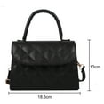 thumbnail image 2 of Purses and Handbags for Women Top Handle Satchel Tote Bag with Compartments,black，G30182, 2 of 6