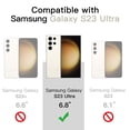 thumbnail image 2 of JETech Slim Fit Case for Samsung Galaxy S23 Ultra 5G 6.8-Inch, Soft TPU Thin Protective Phone Cover with Matte Finish, Shockproof (Cream), 2 of 7