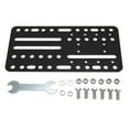 thumbnail image 2 of Universal Desk Mount Bracket Plate, Secure Sandblasted PC USB Handbrake Mount Plate Easy To Install  for TH8A Shifter, 2 of 7