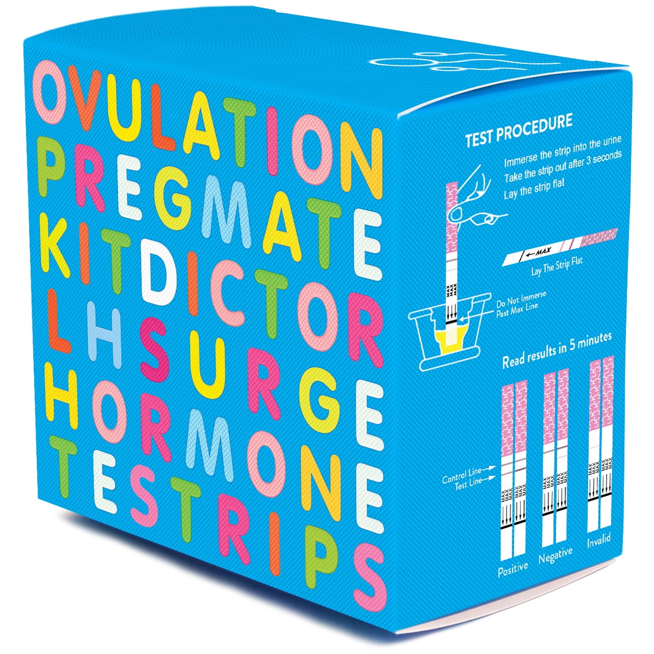 PREGMATE 90 Ovulation LH Test Strips Predictor OPK Kit (90 LH