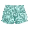 thumbnail image 4 of LIIPEE Women Shorts Summer Casual Fashion Versatile Elastic Waist Loose Fit Plaid Printed Ruffle Mini Shorts Ladies Outdoor Comfortable Breathable Soft Daily Sexy Hot Shorts,XL, 4 of 4
