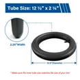 thumbnail image 2 of LotFancy 12.5 x 2.25 Inner Tube for Razor Pocket Mod, Currie, Schwinn, Gas & Electric Scooters, 2 of 7