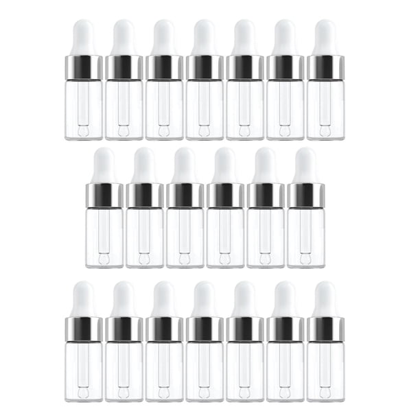 20 Botellas vacías de aceite esencial Salvador Botellas de aceite esencial 3ML
