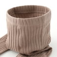 thumbnail image 5 of Lovskoo Girls Tights Seamless Plain/Cable Knit Leggings Stockings Cotton Pantyhose Pants for Kids 2 Years Khaki, 5 of 5