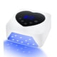 thumbnail image 1 of ZHAOCHENG Lámpara UV para uñas, luz UV para uñas de 72 W para uñas de gel con 5 configuraciones de temporizador, control táctil y sensor automático, secador de uñas de gel de curado rápido inalámbrico, 1 of 5