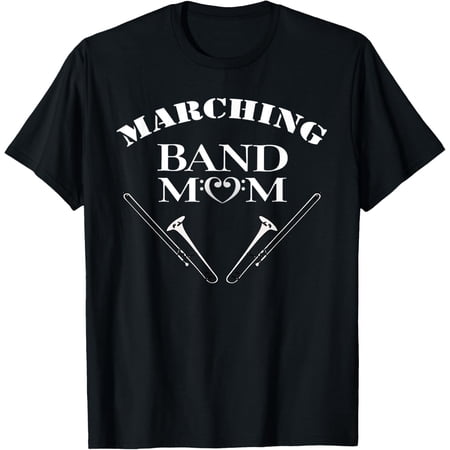 Marching Band Tee: Band Mom Trombone Shirt T-Shirt