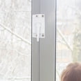 thumbnail image 3 of Miangastore Crescent Shape Window Locks Zinc Alloy 2 Sets 3.0x1.0x0.7in, 3 of 8