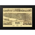 thumbnail image 2 of Stoner 24x17 Black Modern Framed Museum Art Print Titled - Racine Wisconsin - Stoner 1883, 2 of 5