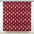 thumbnail image 2 of College Covers NCAA Licensed Shower Curtain, 72" x 70", 2 of 7