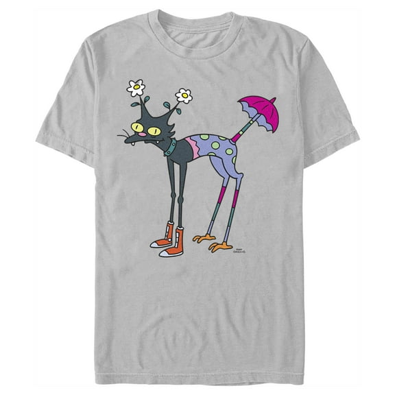 Men's The Simpsons Mutant Snowball II  Graphic Tee Silver Large